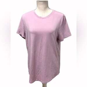🍋 LULULEMON Crew Neck T-Shirt Estimated Size 6 Pit to Pit: 19”